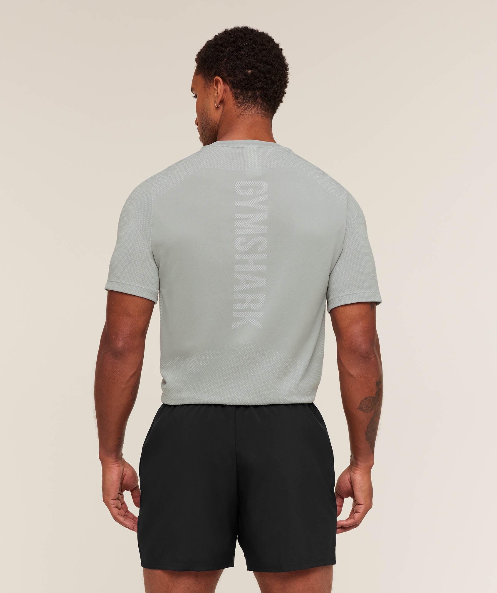 Gymshark Lightweight Seamless T-Shirt Denim Grey