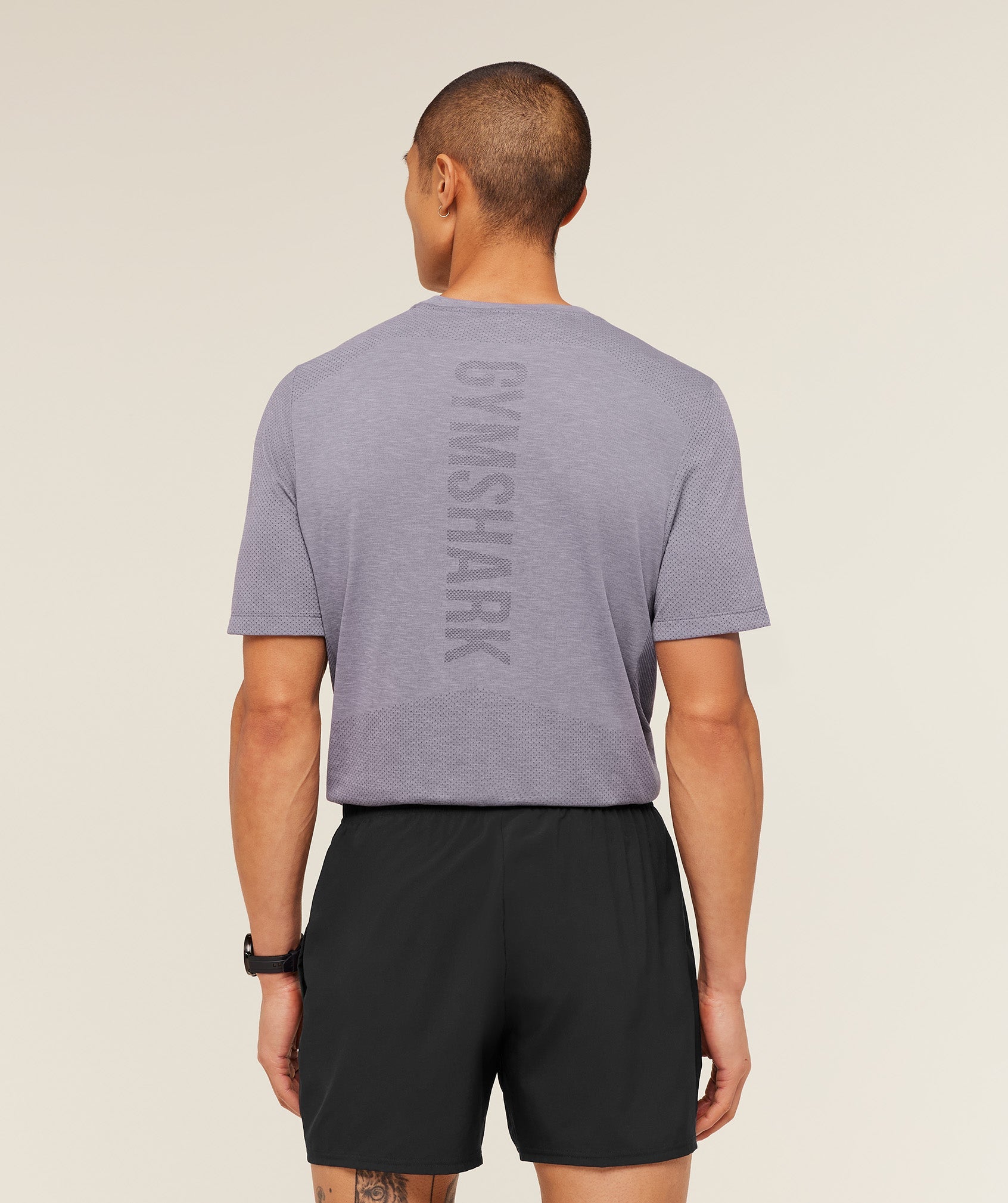 Gymshark Lightweight Seamless T-Shirt Gs Fog Purple