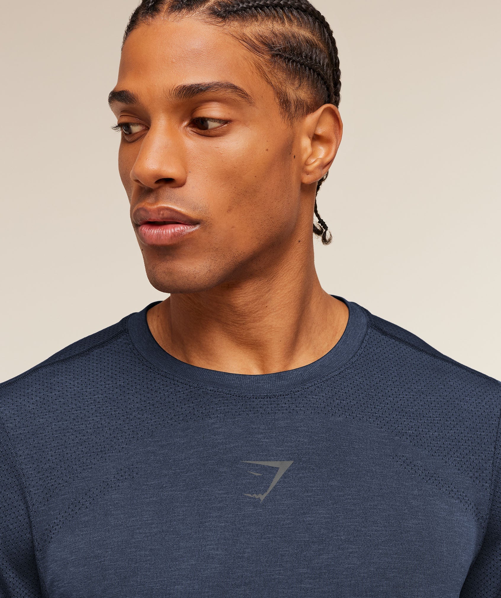 Gymshark Lightweight Seamless T-Shirt Heavy Blue