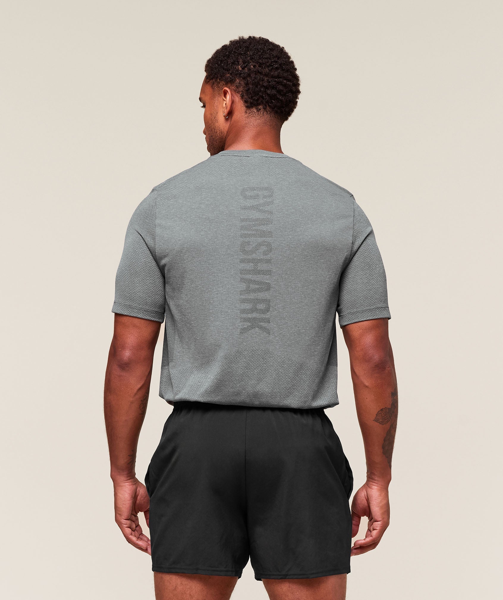 Gymshark Lightweight Seamless T-Shirt Light Grey