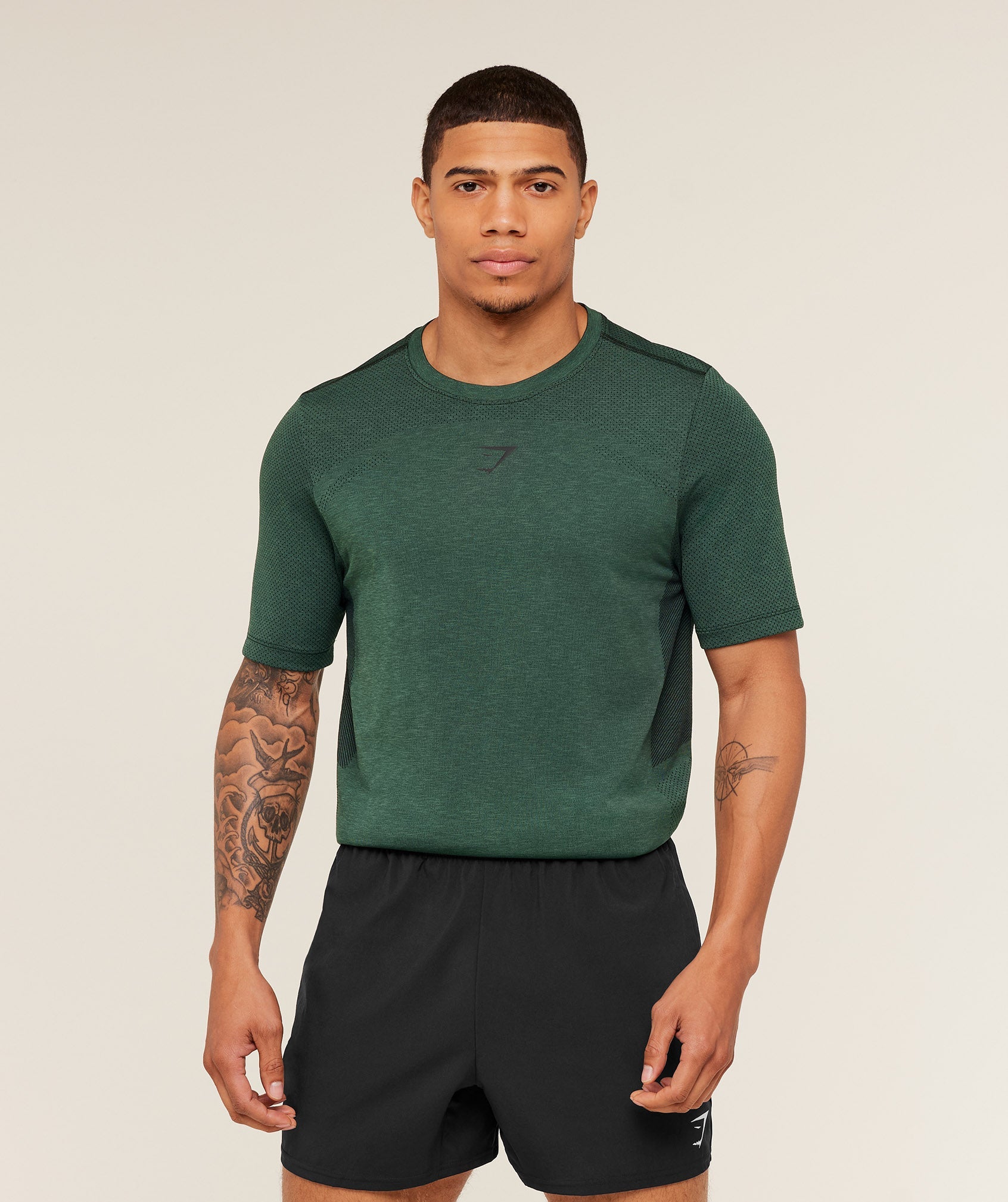Gymshark Lightweight Seamless T-Shirt Gs Victory Green