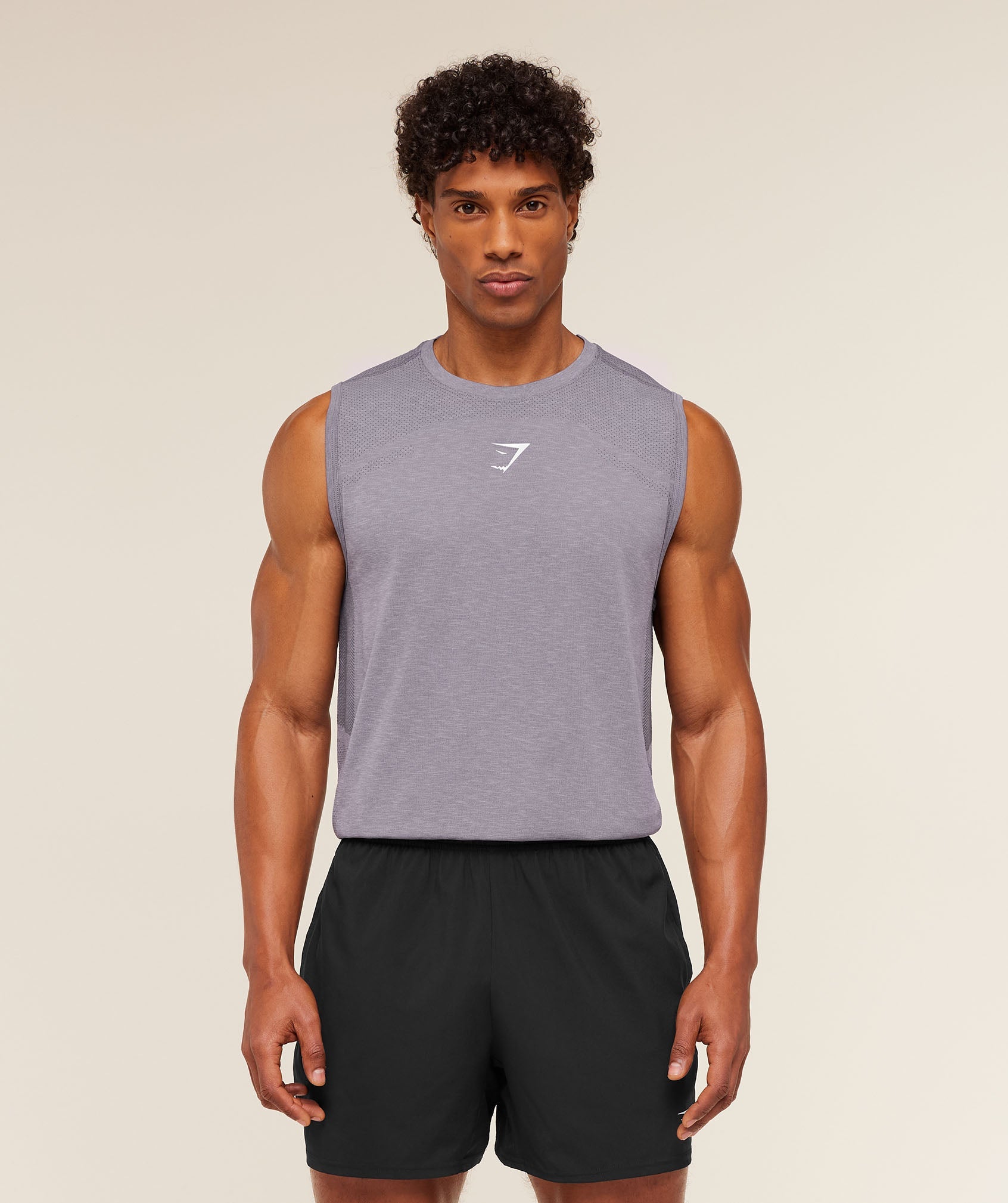 Gymshark Lightweight Seamless Tank Gs Fog Purple