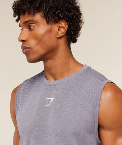 Gymshark Lightweight Seamless Tank Gs Fog Purple