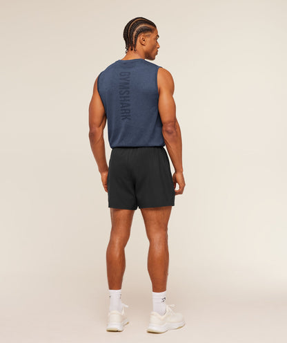 Gymshark Lightweight Seamless Tank Heavy Blue