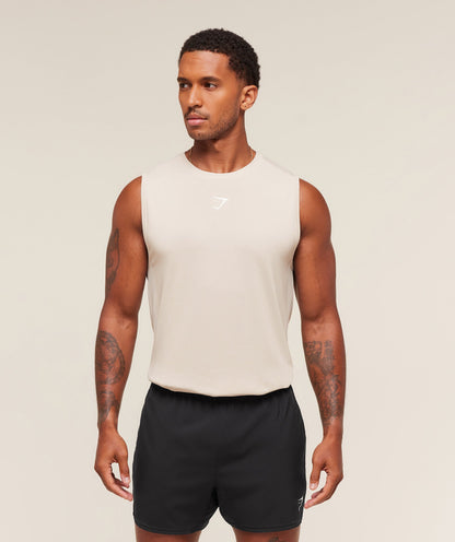 Gymshark Lightweight Seamless Tank Pebble Grey