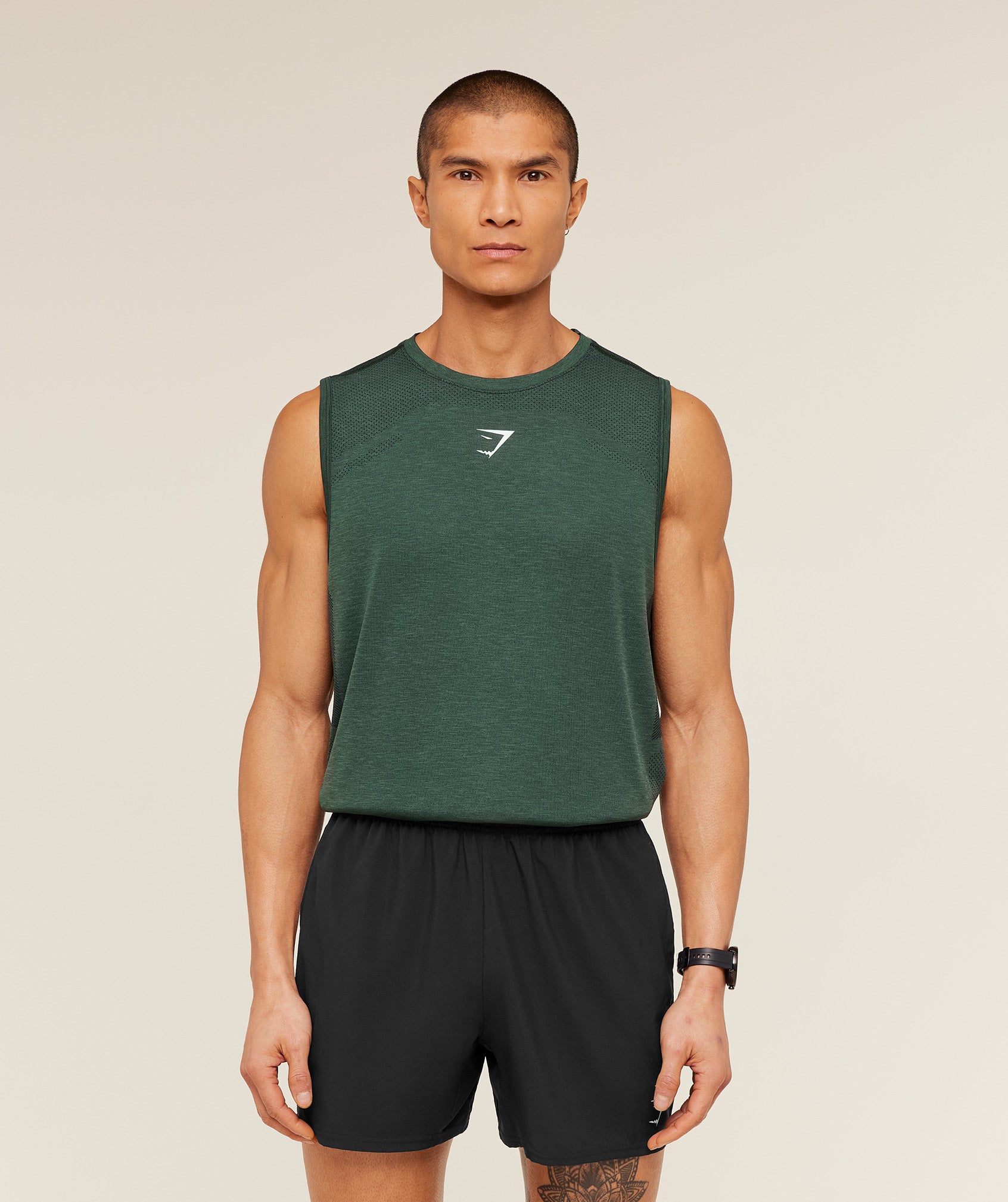 Gymshark Lightweight Seamless Tank Gs Victory Green