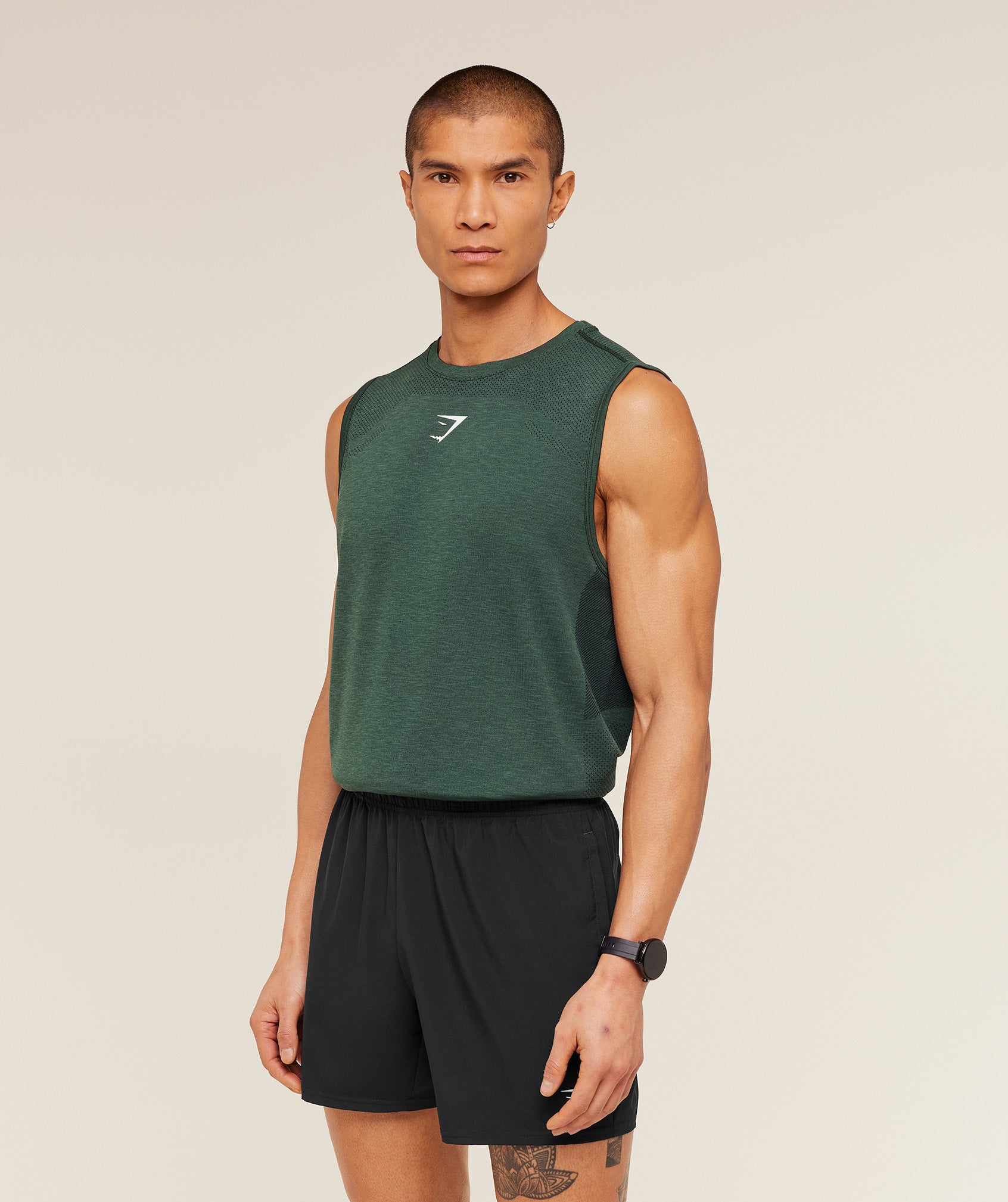Gymshark Lightweight Seamless Tank Gs Victory Green