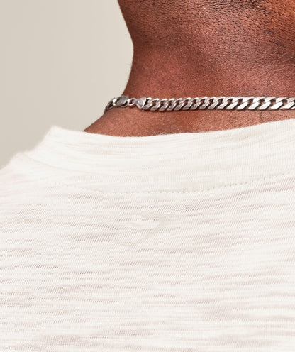 Gymshark Lightweight Slub Textured 3/4 Henley Oat White