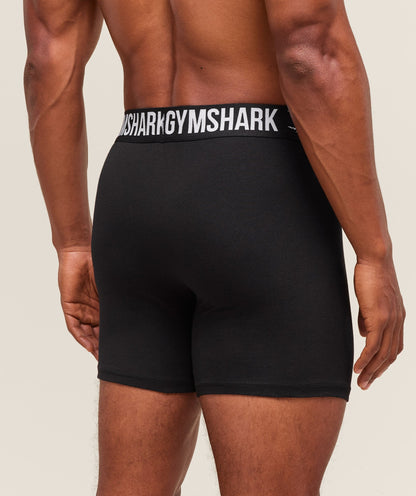 Gymshark Long Boxer Brief 3Pk Denim Grey