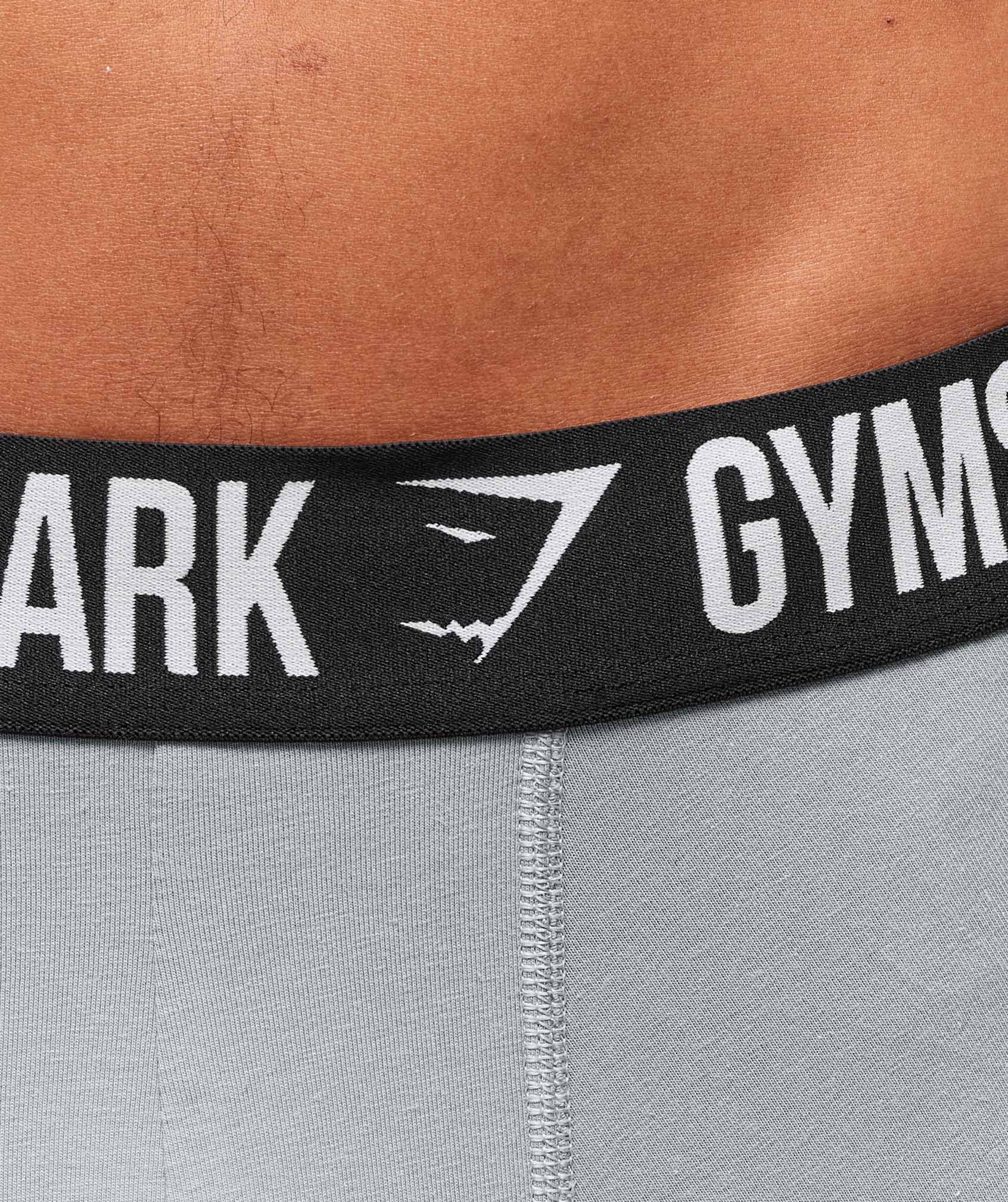 Gymshark Long Boxer Brief 3Pk Denim Grey