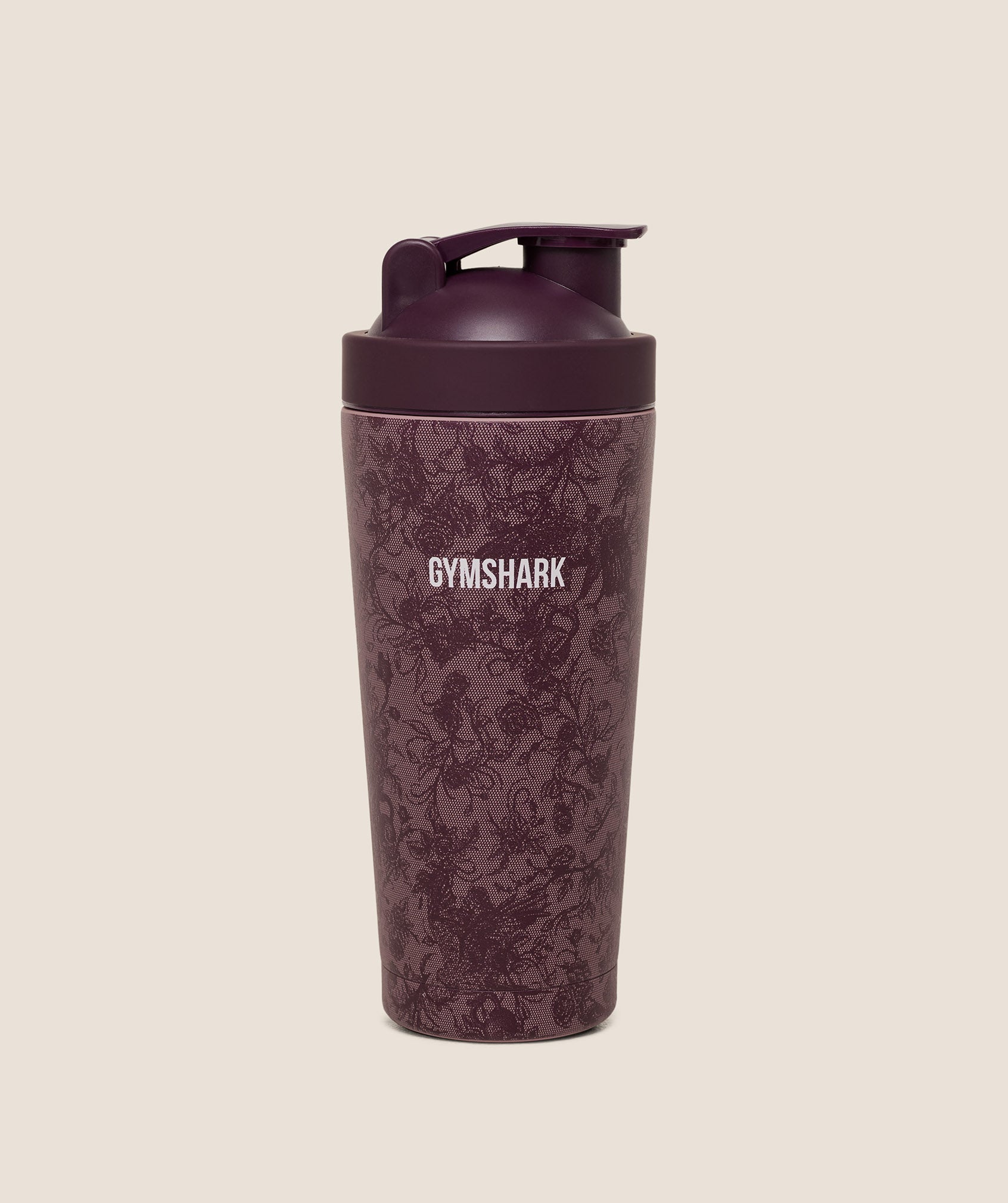 Gymshark Lace Graphic Metal Shaker Impact Burgundy
