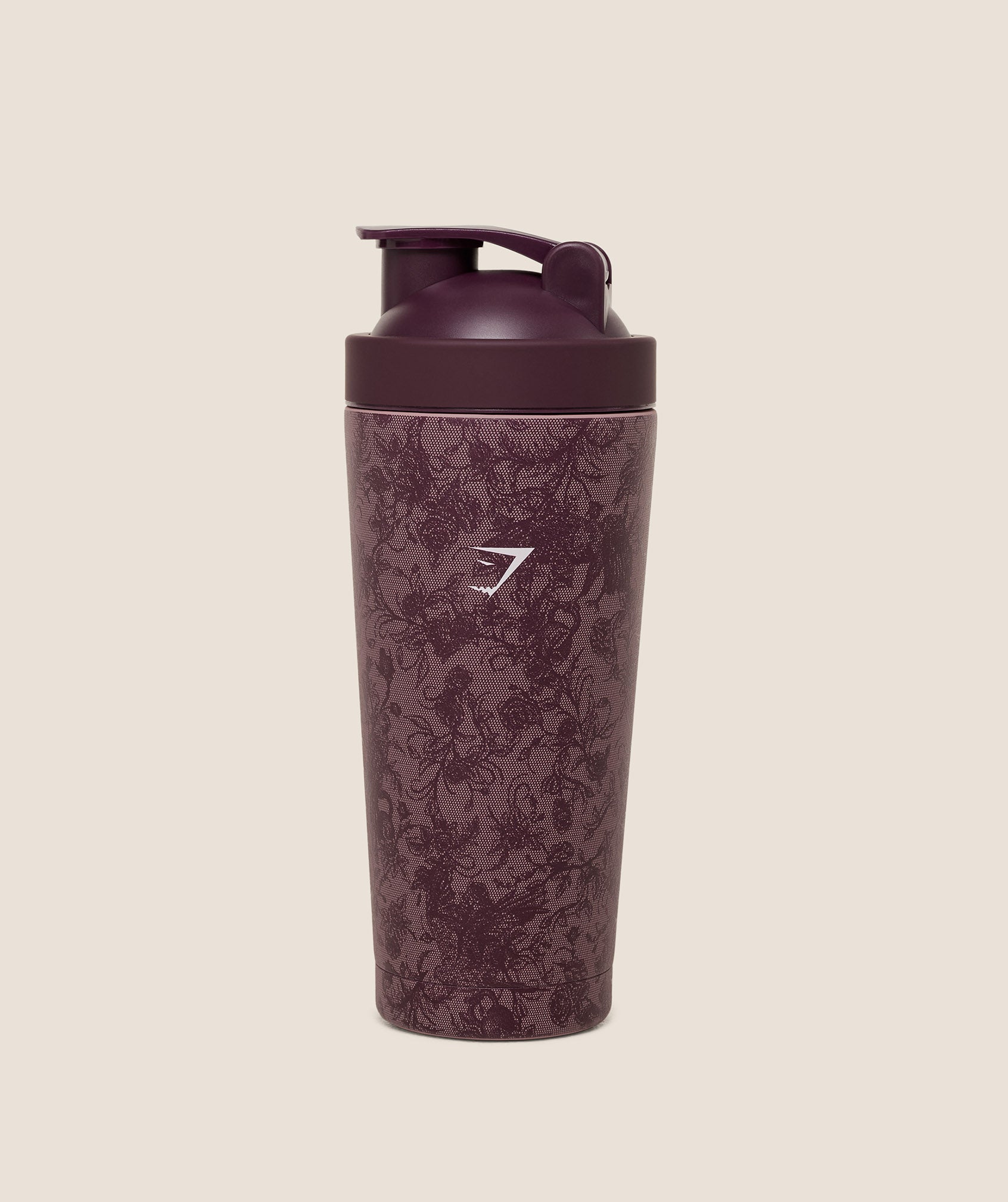 Gymshark Lace Graphic Metal Shaker Impact Burgundy