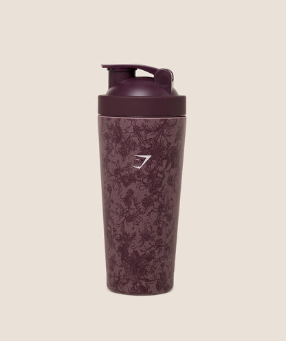 Gymshark Lace Graphic Metal Shaker Impact Burgundy