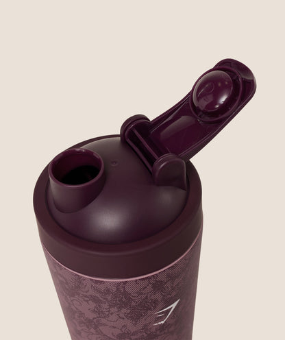 Gymshark Lace Graphic Metal Shaker Impact Burgundy