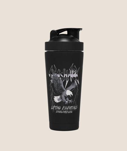 Gymshark Eagle Graphic Metal Shaker Gs Black