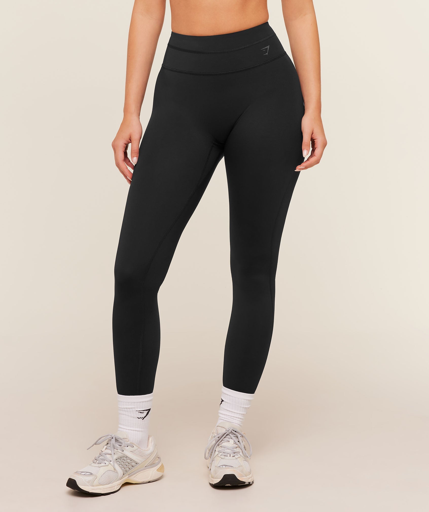 Women's Gymshark Crossover Back Leggings Black