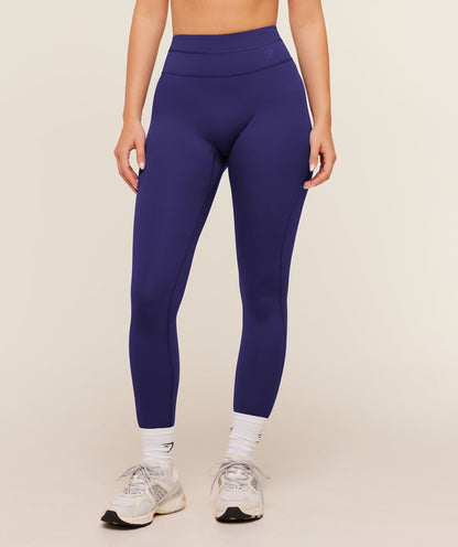 Women's Gymshark Crossover Back Leggings Indigo Purple