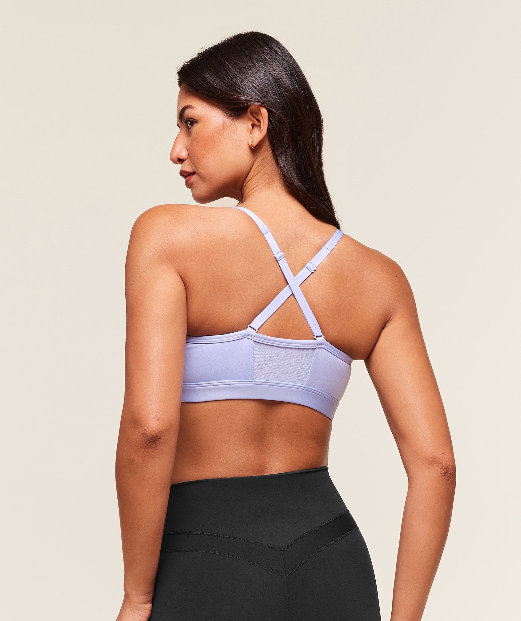 Women's Gymshark Ruched Sports Bra Peri Blue