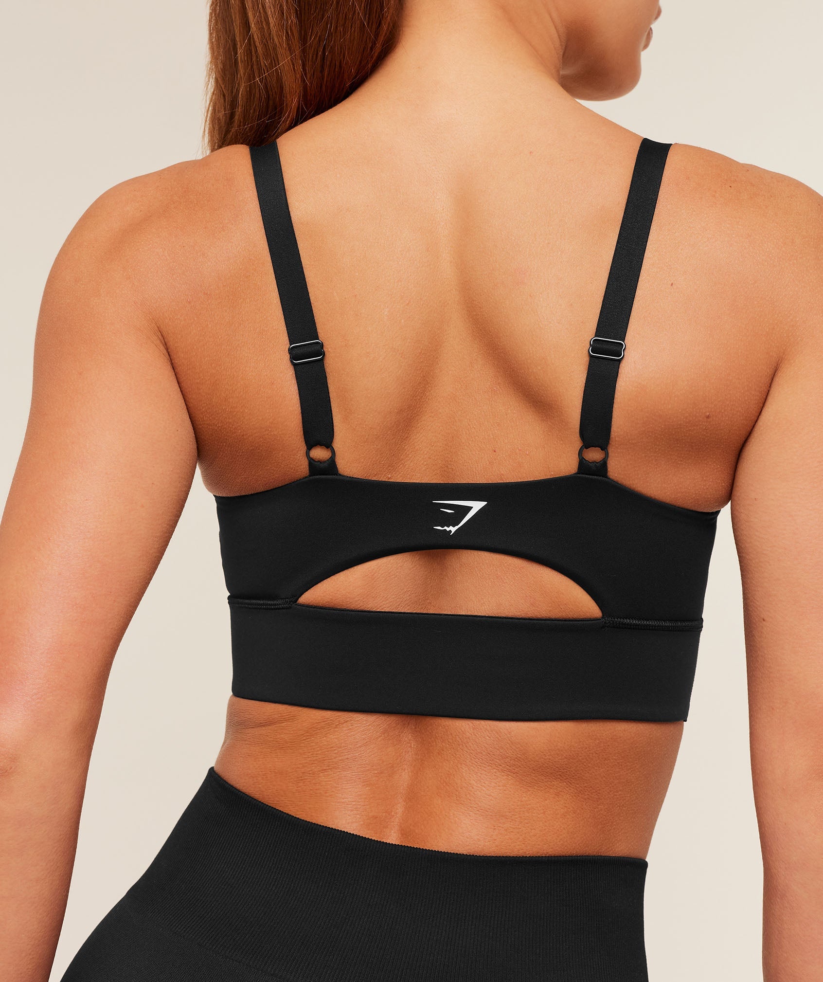 Women's Gymshark Twist Front Sports Bra Black