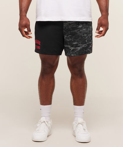 Gymshark Lifting Mesh 5" Shorts Ash Grey