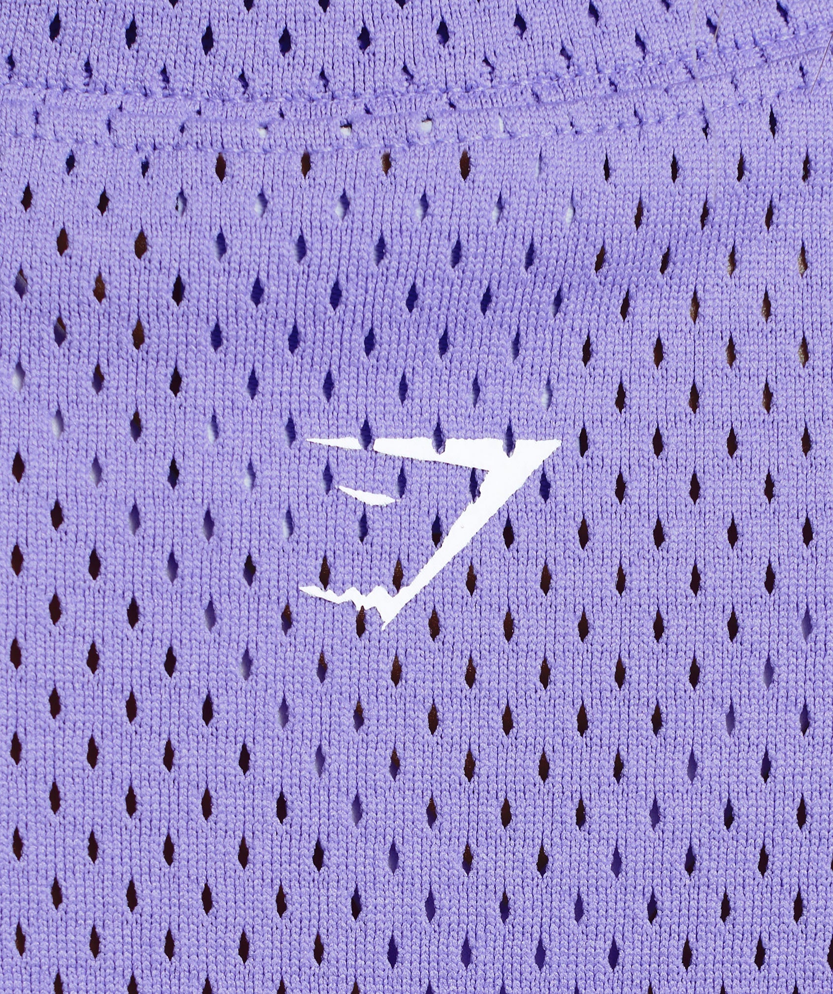 Women's Gymshark Mesh Graphic Crop Top Record Purple