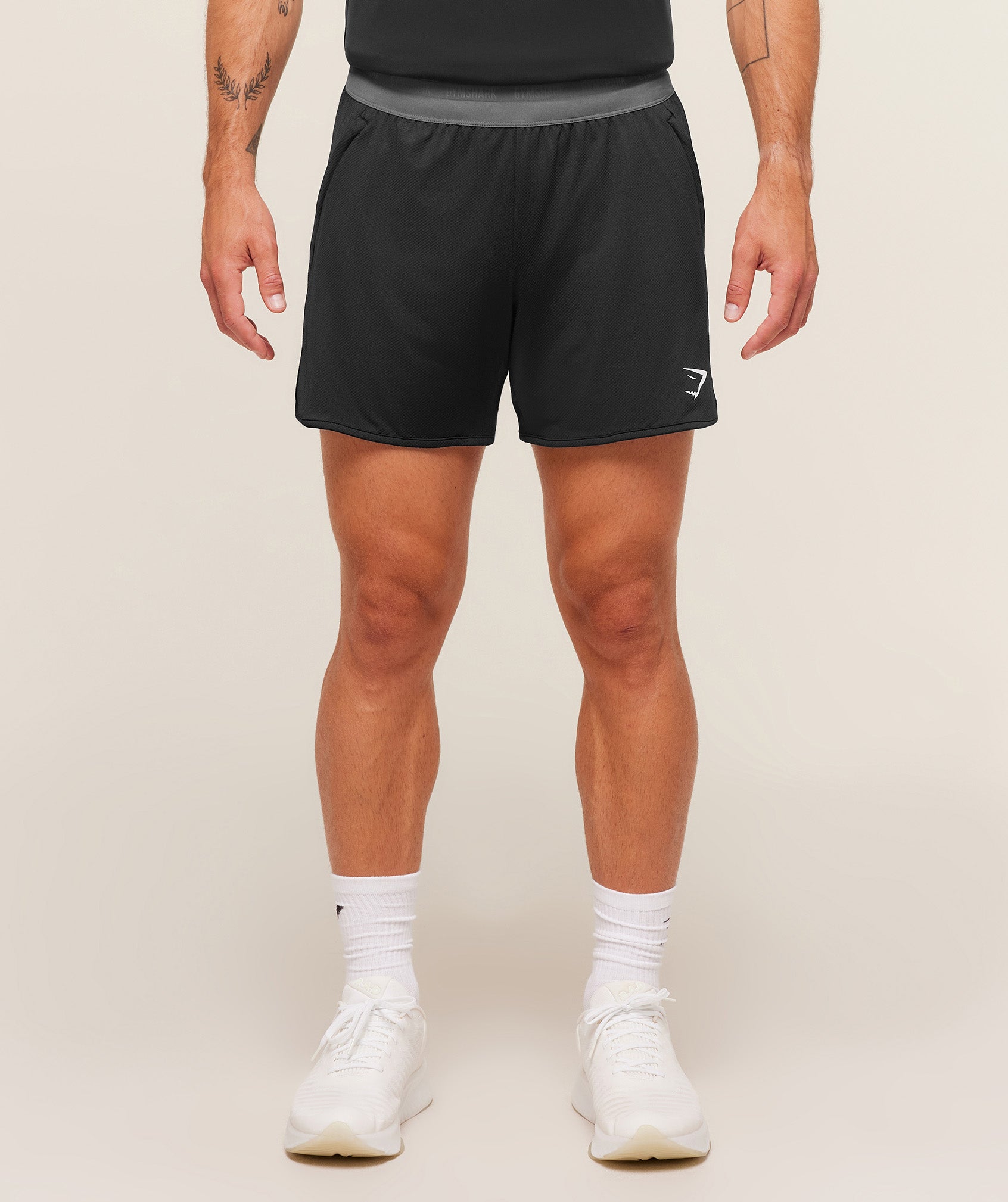 Gymshark Mesh Hybrid 5" Shorts Black