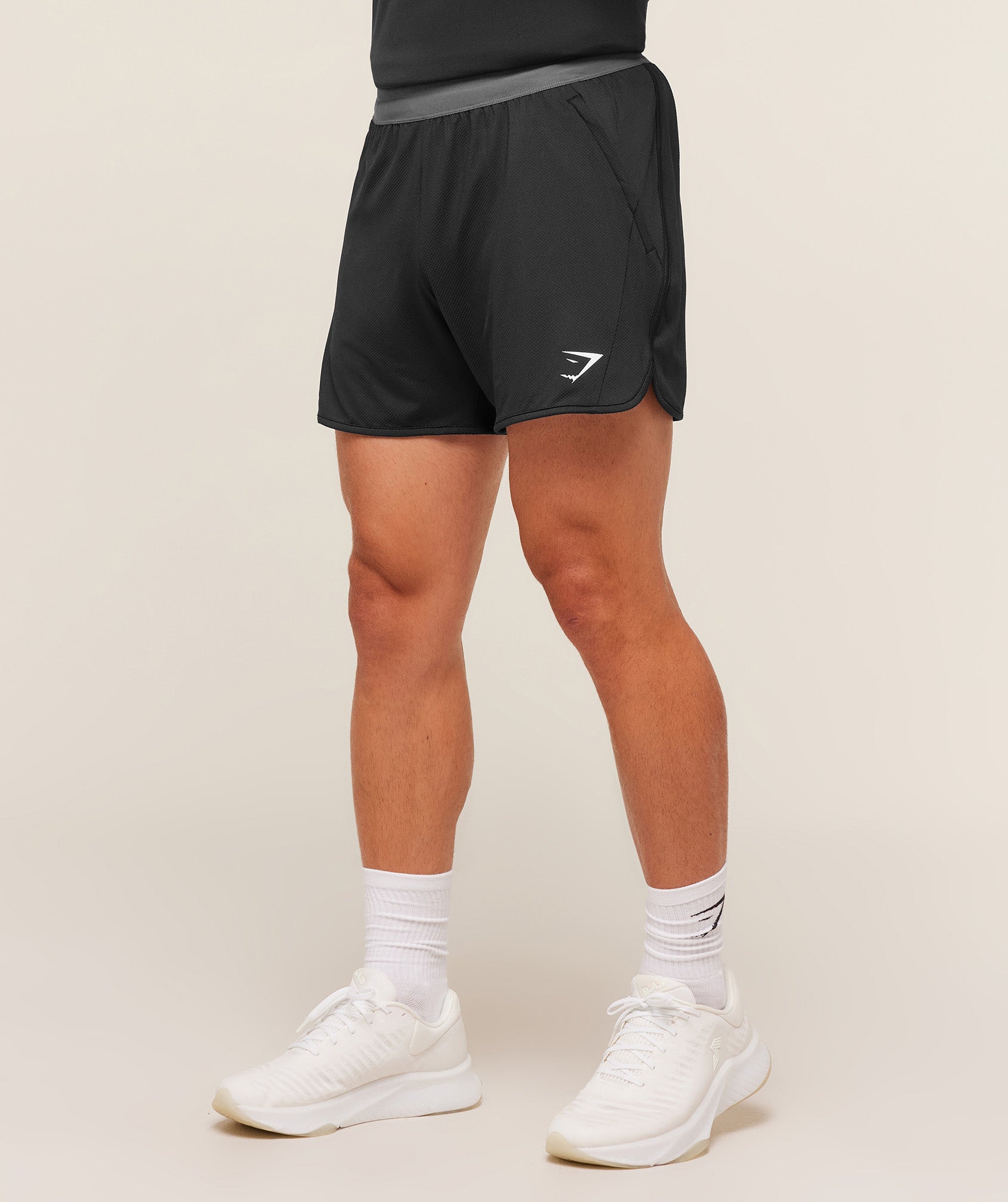 Gymshark Mesh Hybrid 5" Shorts Black