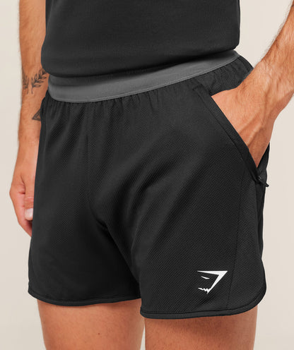 Gymshark Mesh Hybrid 5" Shorts Black