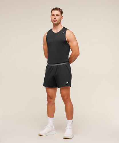 Gymshark Mesh Hybrid 5" Shorts Black