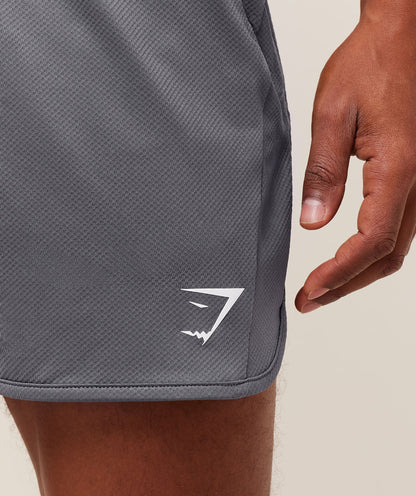 Gymshark Mesh Hybrid 5" Shorts Dark Grey
