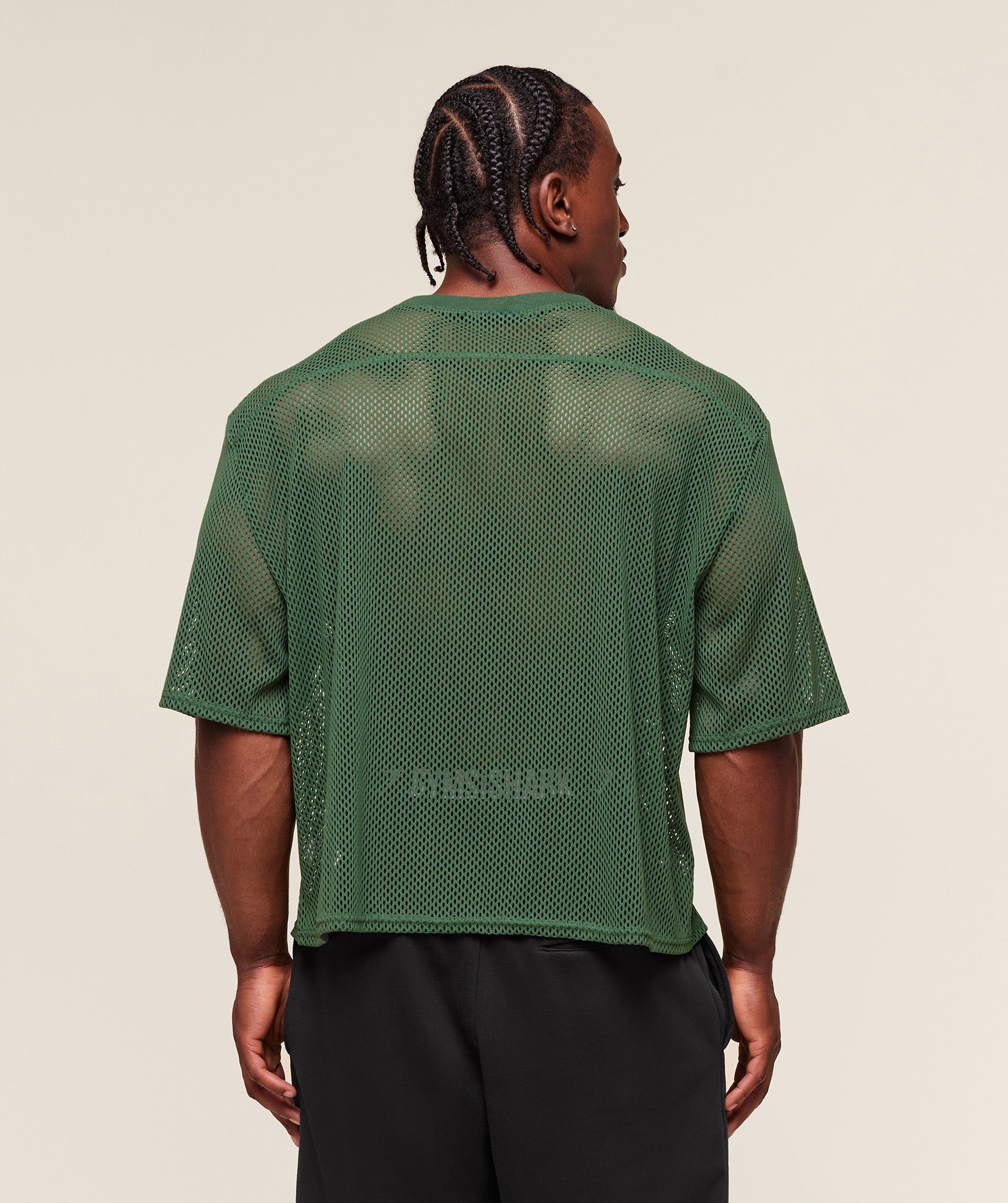 Gymshark Mesh Oversized T-Shirt Classic Green