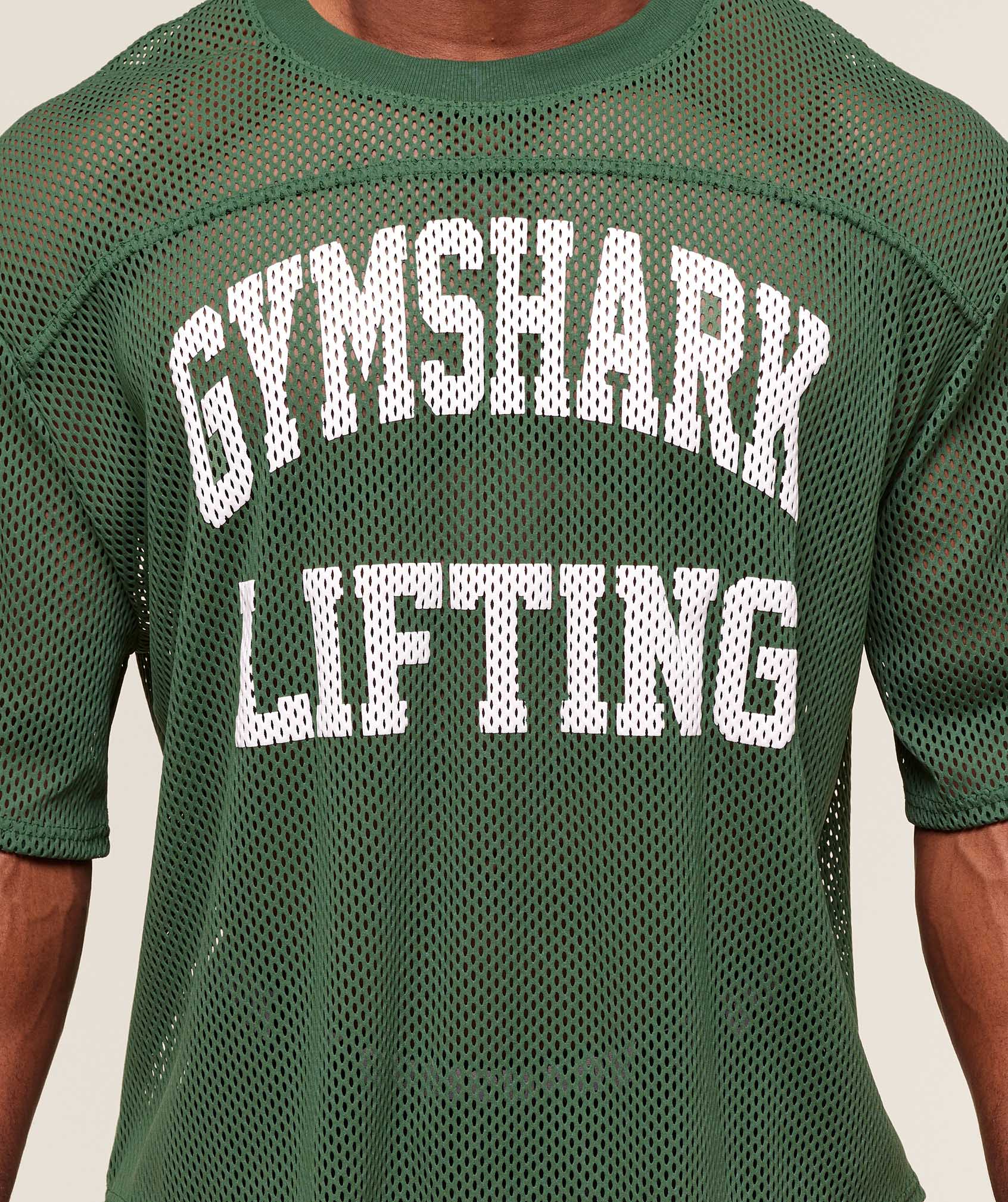 Gymshark Mesh Oversized T-Shirt Classic Green
