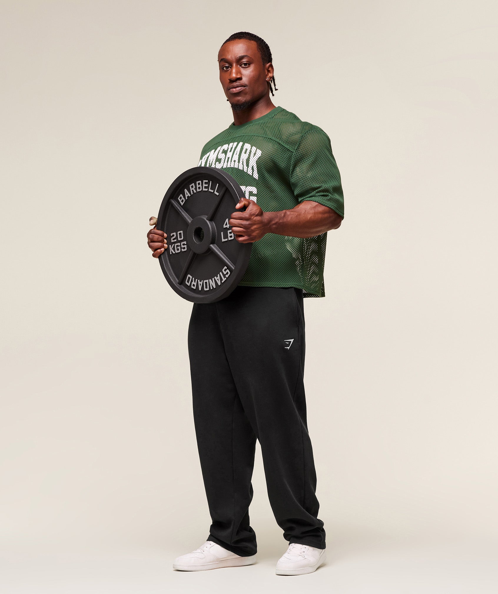 Gymshark Mesh Oversized T-Shirt Classic Green