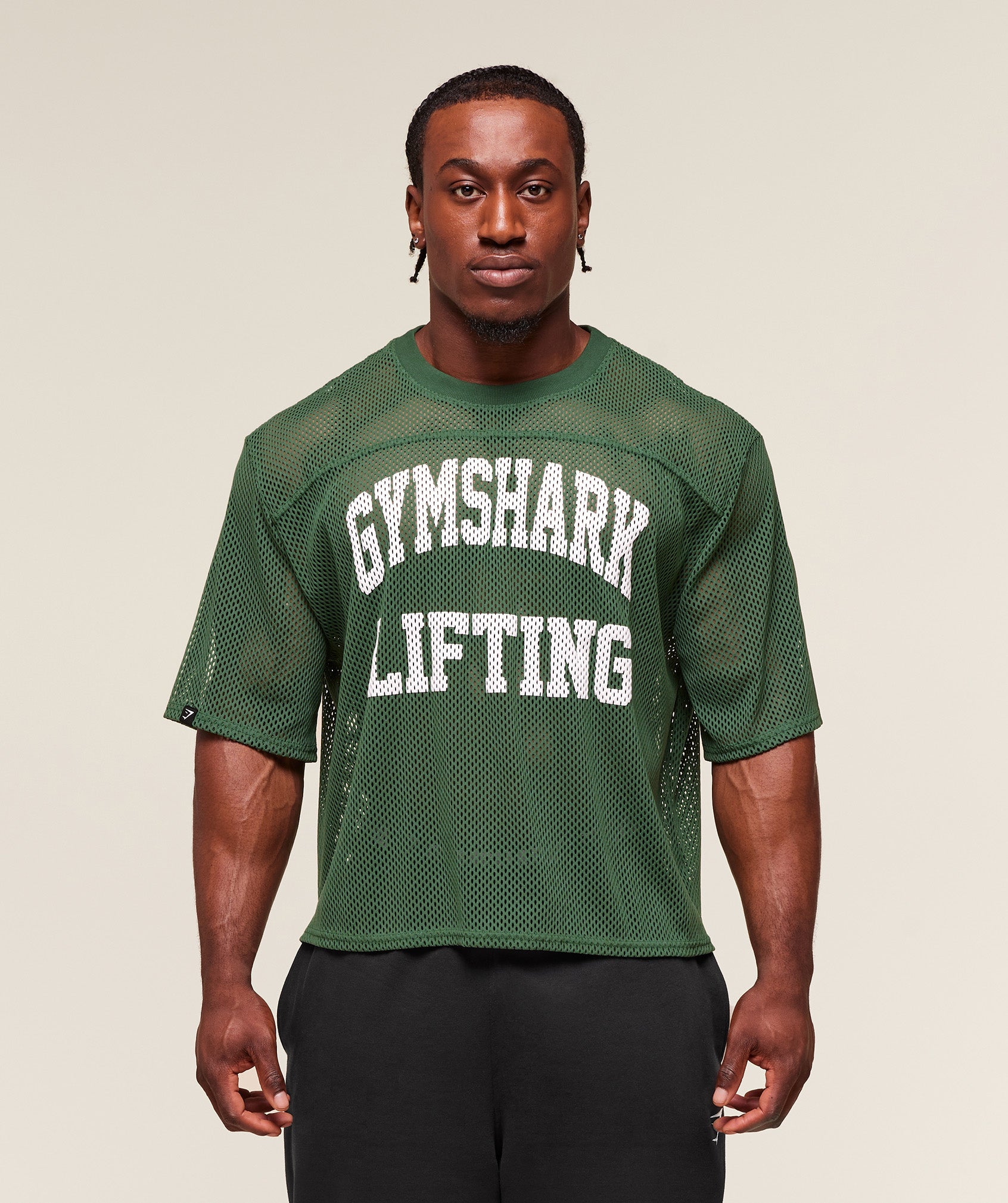 Gymshark Mesh Oversized T-Shirt Classic Green