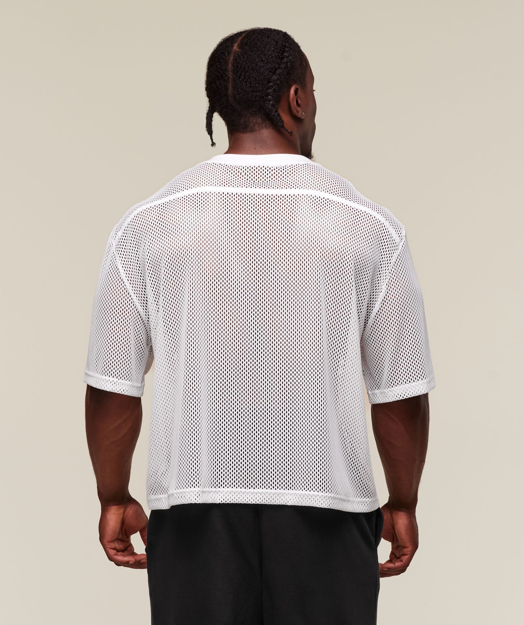 Gymshark Mesh Oversized T-Shirt White