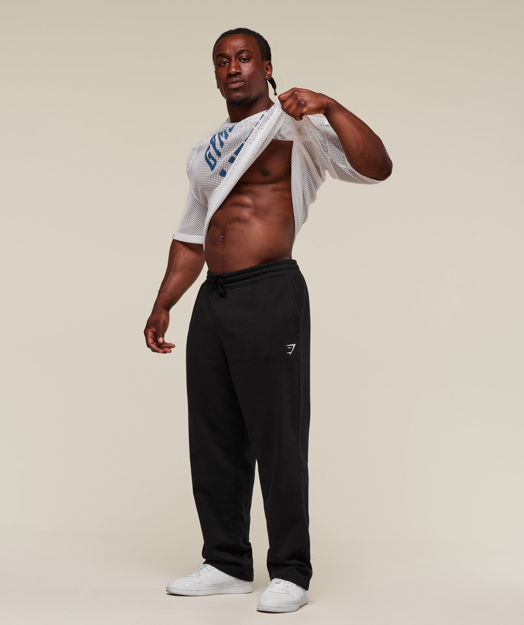 Gymshark Mesh Oversized T-Shirt White