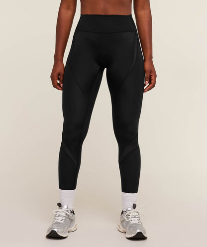 Women's Gymshark Mesh Panel Leggings Gs Black