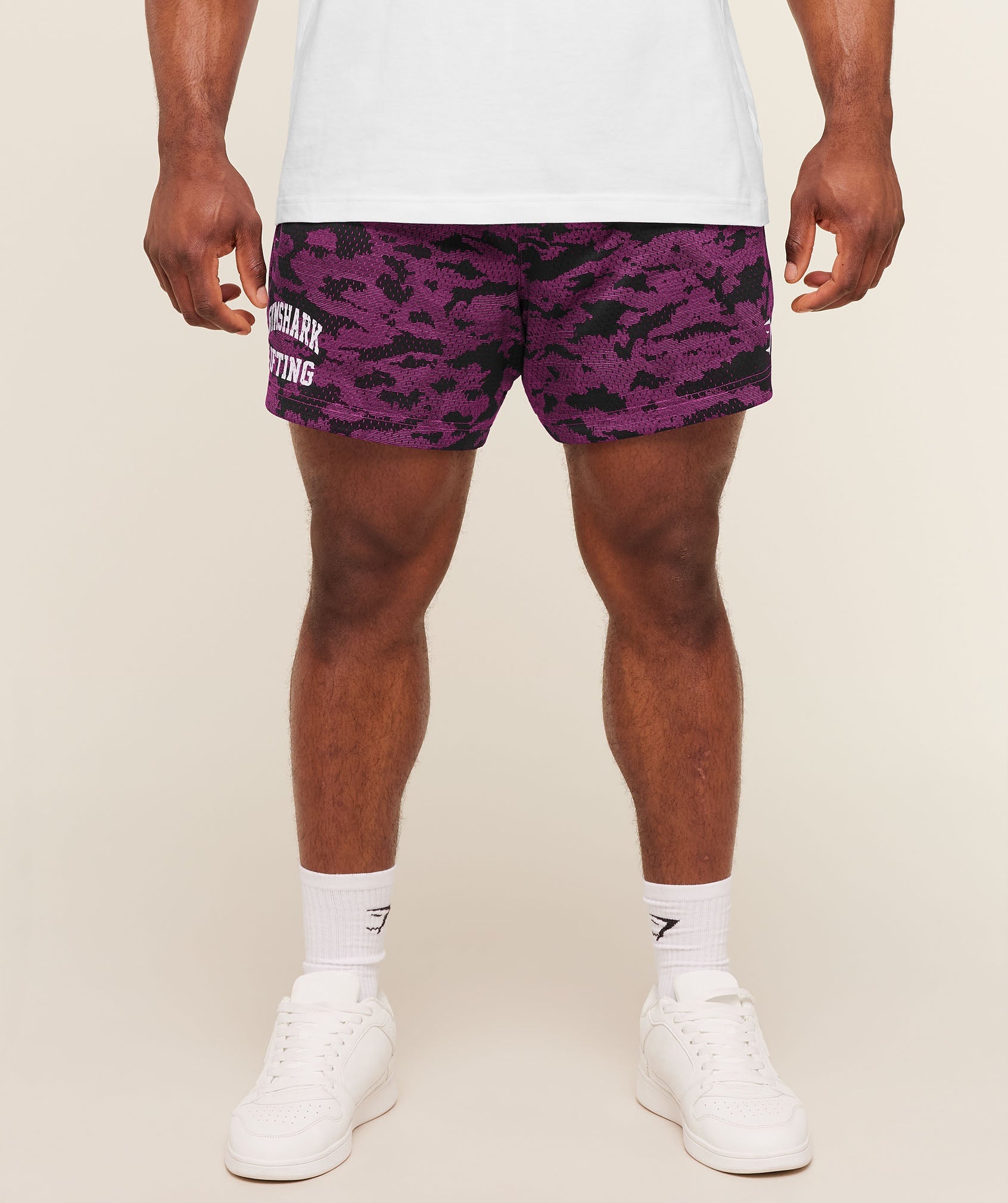 Gymshark Lifting Mesh 5" Shorts Super-Set Pink