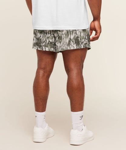 Gymshark Lifting Mesh 5" Shorts Pebble Grey