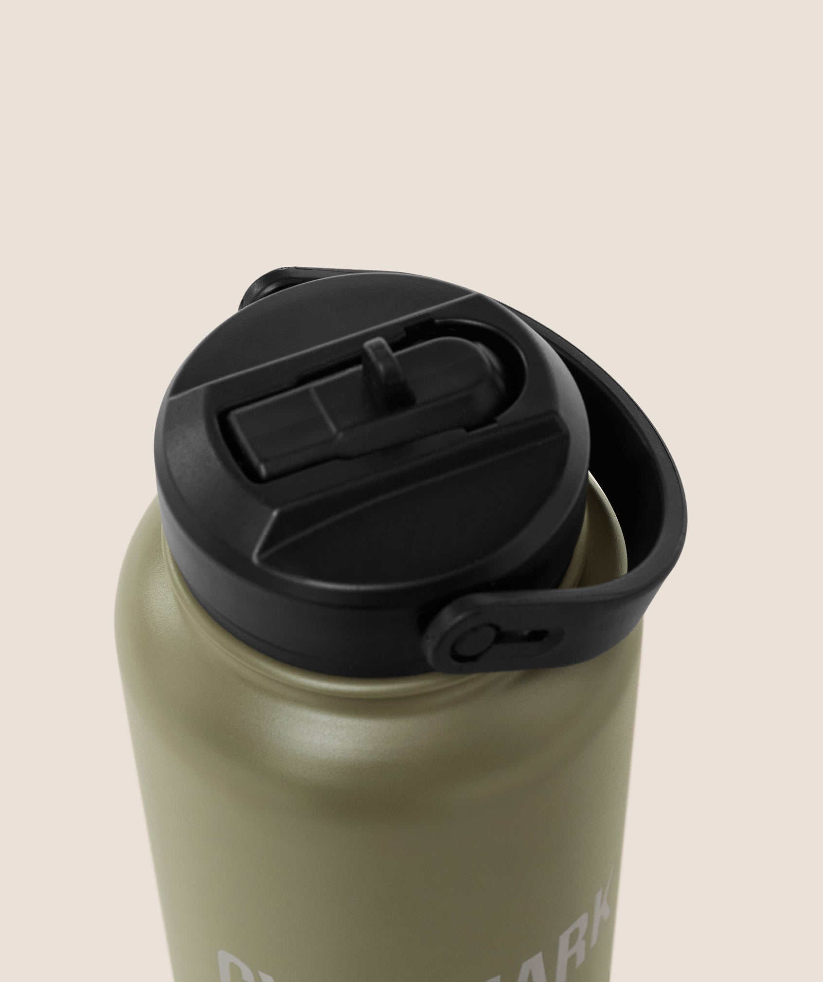 Gymshark Metal Insulated Straw Bottle 1L Gs Grounded Green