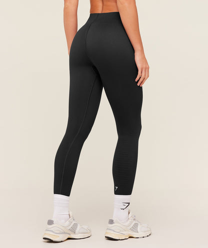 Women's Gymshark Steel Seamless Leggings Gs Black