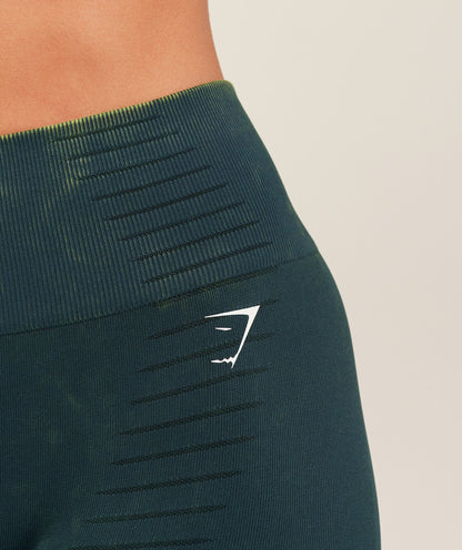Women's Gymshark Steel Seamless Leggings Deep Petrol Blue