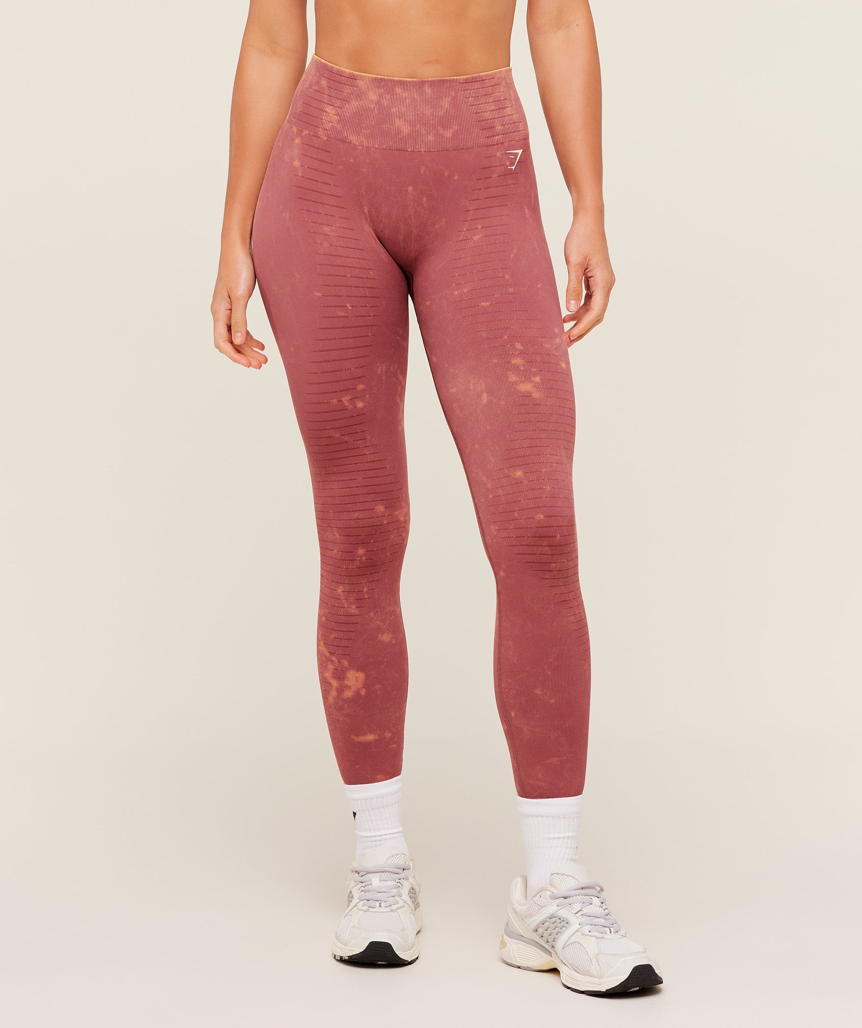 Women's Gymshark Steel Seamless Leggings Gs Reset Pink