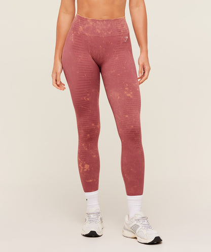 Women's Gymshark Steel Seamless Leggings Gs Reset Pink