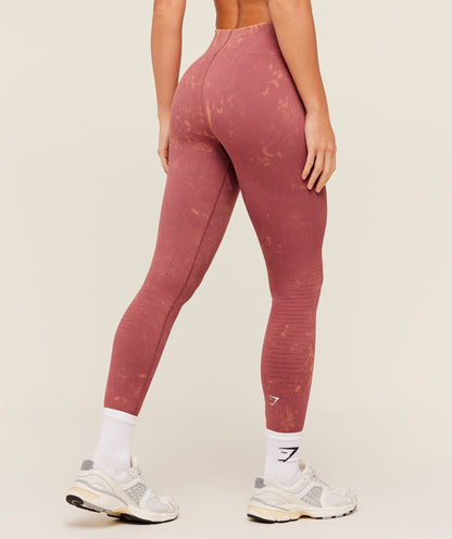 Women's Gymshark Steel Seamless Leggings Gs Reset Pink
