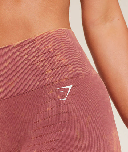 Women's Gymshark Steel Seamless Leggings Gs Reset Pink