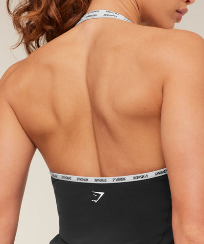 Women's Gymshark Micro Logo Clasp Dress Black