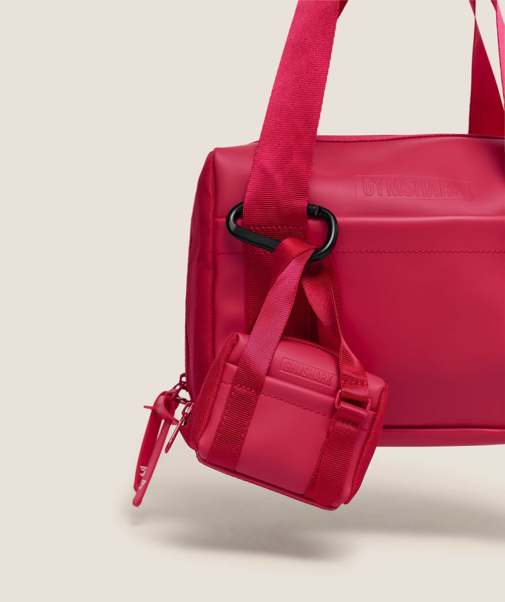 Women's Gymshark Everyday Mini Holdall Keychain Build Pink