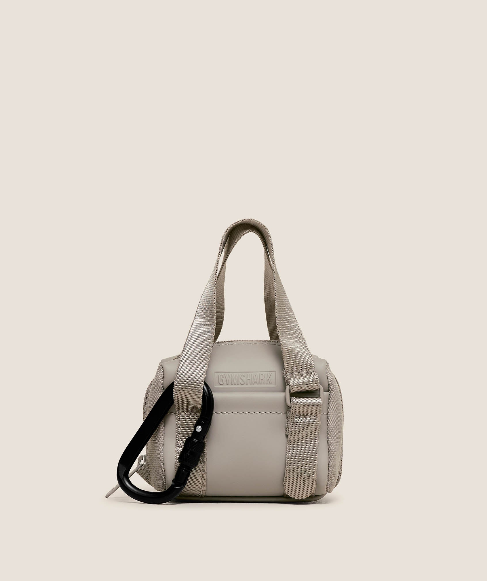 Women's Gymshark Everyday Mini Holdall Keychain Mushroom Grey