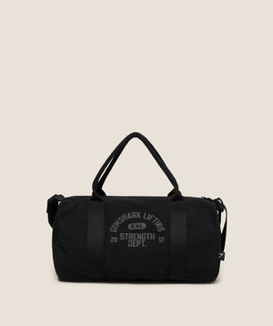 Women's Gymshark Strength Dept Mini Canvas Duffle Bag Black
